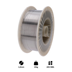 Zvárací drôt /AISI 308L (1.0 mm) 15 kg, MIG-MAG nerez Zvárací drôt /AISI 308L (1.0 mm) 15 kg, MIG-MAG nerez